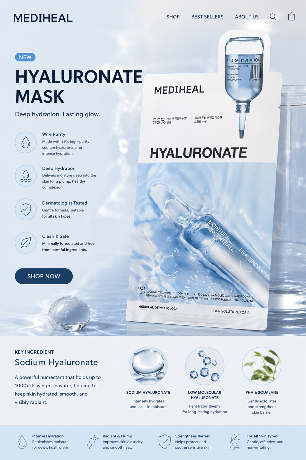 Mediheal Hyaluronate Mask