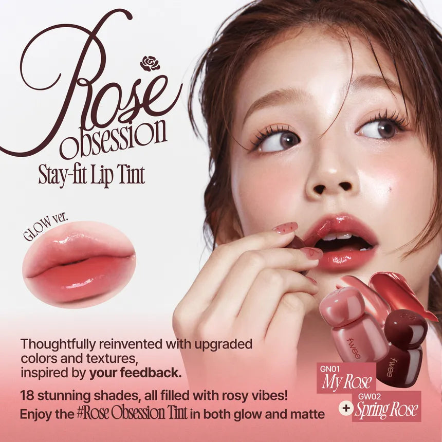 fwee - Rose Obsession Stay-Fit Lip Tint