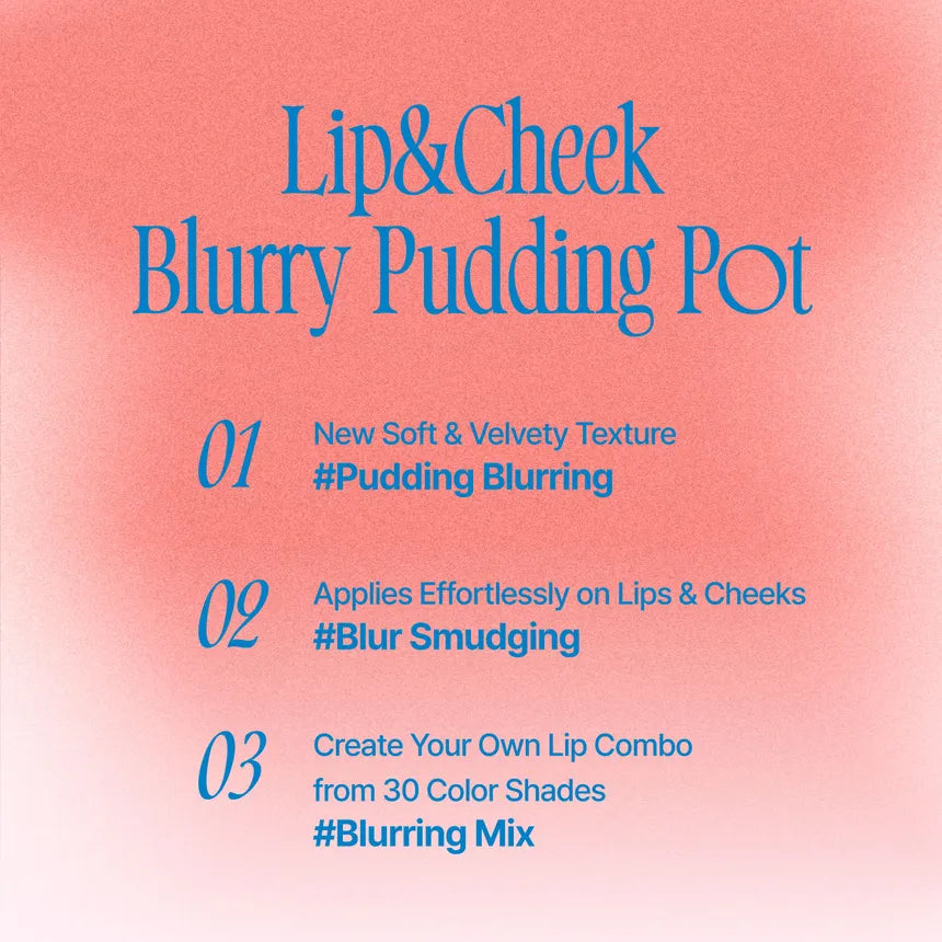 fwee - Lip&Cheek Blurry Pudding Pot