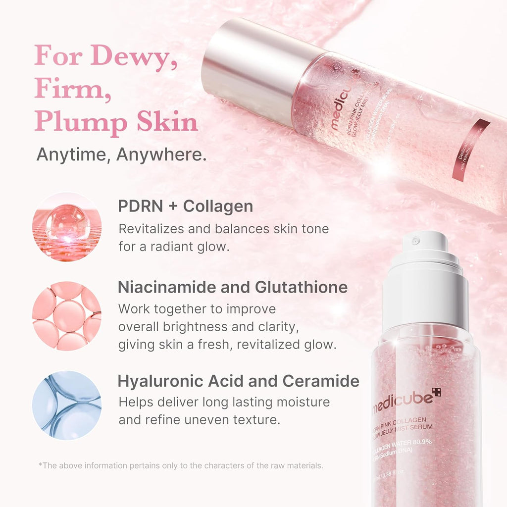 Medicube PDRN Pink Collagen Jelly Gel Mist Set